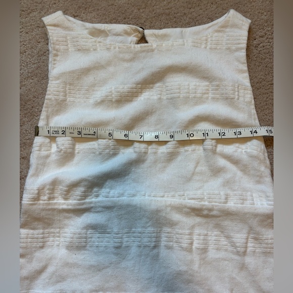 Free People Cotton/Linen White Dress size large - Picture 9 of 11